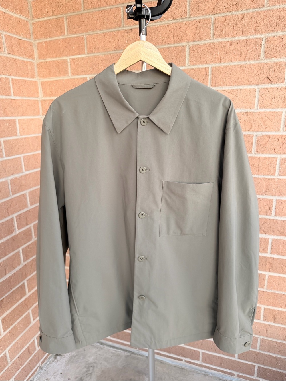 Uniqlo Miracle Air AirSense Shirt Jacket Olive XXL 464917